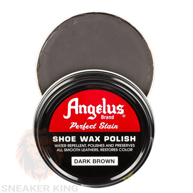 Віск для шкіри Angelus shoe wax Dark Brown (темно-коричневий) made in USA